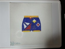 hand painted needlepoint canvas