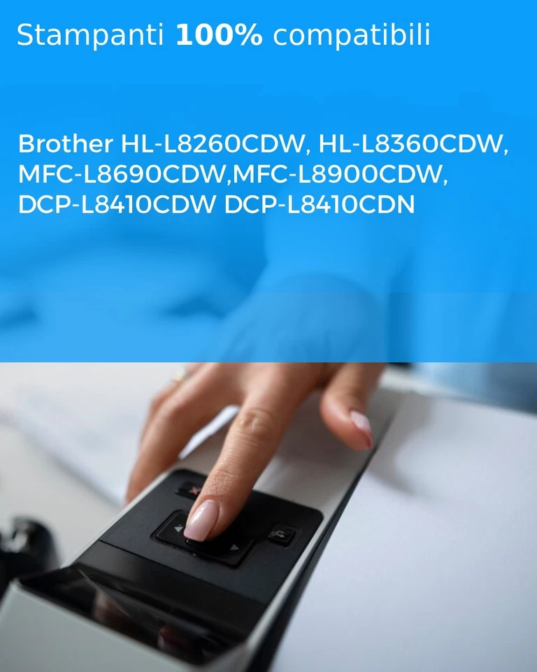 4 Toner per Brother TN423 HL L8260 L8360 MFC L8690 L8900 DCP L8410 CDW CDN - Immagine 2 di 4