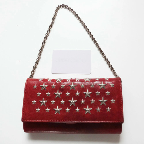 JIMMY CHOO shoulder bag mini bag clutch bag wallet long wallet purse Bordeaux