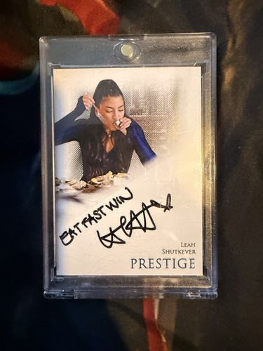 Futera Best of British Leah Shutkever Competitive Eater Autograph 2/5