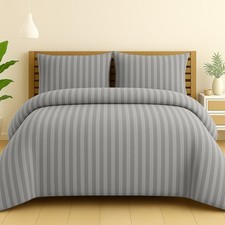 Image of Egyptain Stripe Duvet Cover Quilt Covers Luxury Bedding Set Pillowcase All Sizes
