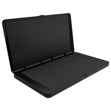 Large Stamp Pad, 6.1 x 3.4 Inch Black Ink Pad Premium Quality Felt