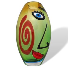 Vase en verre art moderne