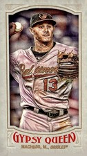 2016 Topps Gypsy Queen #128 Manny Machado Mini Box Variations