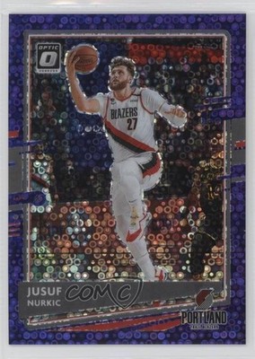 2020-21 Panini Donruss Optic Fast Break Purple Prizm 73/95 Jusuf Nurkic #44 oh8
