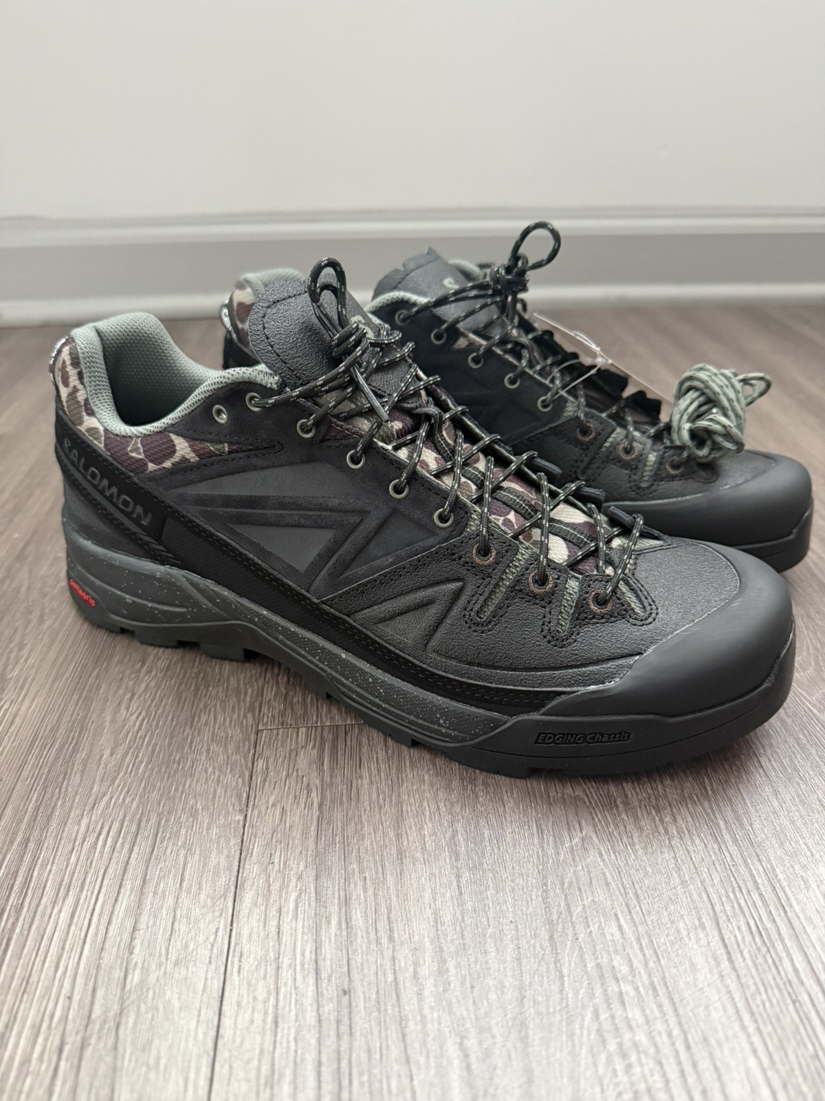 Salomon X-ALP Carhartt WIP Para hombres 11.5 Negro Camuflaje Exterior Ropa de Calle Senderismo