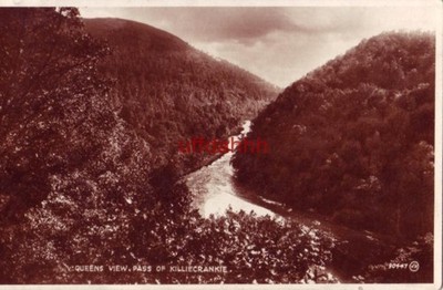 QUEENS VIEW PASS OF KILLIECRANKIE SCOTLAND 1935