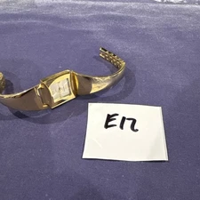 GORGEOUS Accutime Gramercy watch 8643-144 Gold Tone 