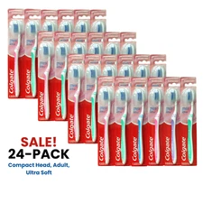 24-PACK! Colgate Wave Gum Comfort Toothbrush, Compact Head, Ultra Soft Bristles