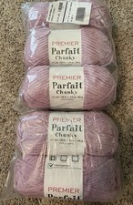 Premier Parfait Chunky Yarn Dusty Mauve Lot Of 5