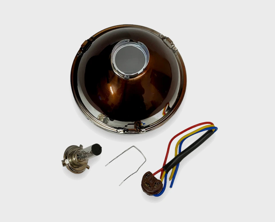 Faro piloto Lucas 7" pulgadas BSA A50/A65/Clubman/Rayo/Royal Star Foto 3 de 3