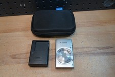 (F) Canon PowerShot ELPH 180 Compact Camera 20.0MP 8x Zoom Silver W/Charger