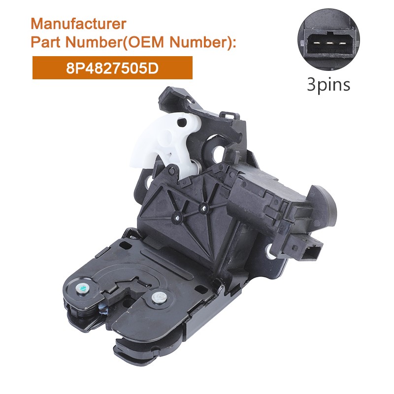 Rear Trunk Boot Lid Latch Mechanism 8P4827505D For Audi Tt/ Quattro 2008-2014