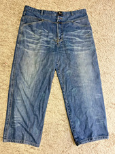 Marithe Francois Girbaud Vintage Y2K Baggy Relaxed Jeans Men's 42 Distressed