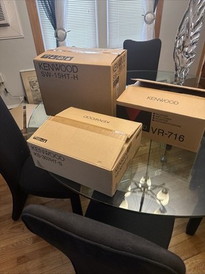 Kenwood SW-15HT-H, KS-307HT-S, VR-716 Set - New Open box Complete