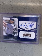 2025 Topps Tier One Top Shelf Signatures Will Clark Autograph 35/49 Giants