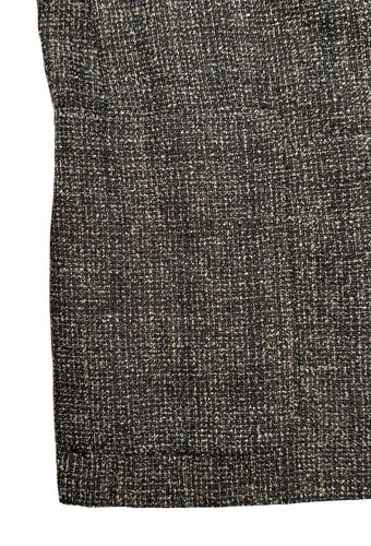 Hickey Freeman Sport Coat Blazer Suit Jacket 44 R Black Donegal Tweed Wool USA - Afbeelding 4 van 20