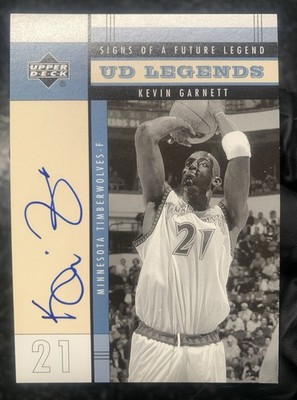 2003-04 Upper Deck UD Legends - Signs of a Future Legend Kevin Garnett #FL-KG 