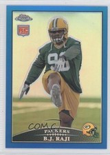 2009 Topps Chrome Blue Refractor BJ Raji #TC112 Rookie RC
