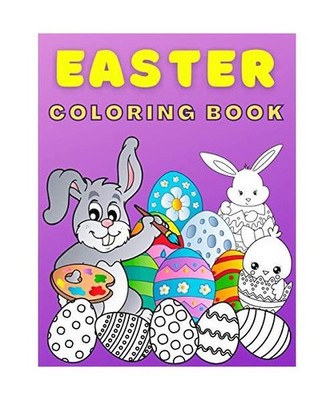 Easter Coloring Book For Kids Ages 4-8: Fun & Cute Easter Coloring Book for Kids