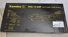 Vintage KAMDAX - MiG 15 ARTF R/C PLANE / FREE SCALE. Unbuilt complete model Kit.