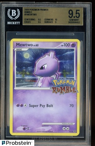 Pokemon BGS 9.5 2009 Rumble Mewtwo Holo Promo w/ 10 Subgrade