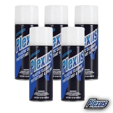 Plexus Plastic Cleaner Protectant & Polish 13oz Made in USA w Sticker (5-Pack)