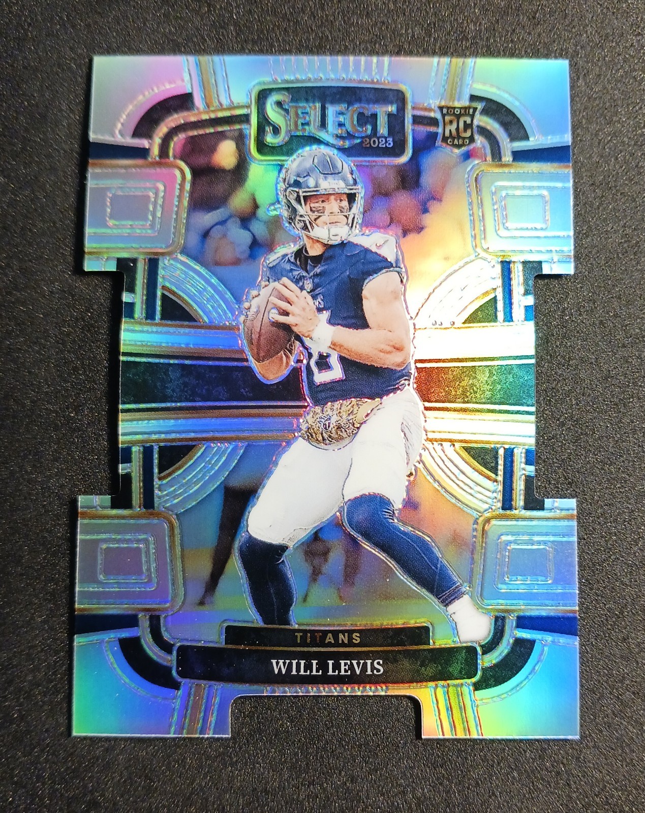 2023 Panini Select - Concourse Will Levis #96 Silver Prizm Die-Cut (RC)
