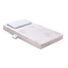 Materasso per Culla - Lettino ALOE DREAM alto 12cm antisoffoco con Rivestimen...