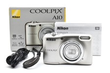 Nikon COOLPIX A10 Silver Compact Digital Camera Tested Working Seller Japan