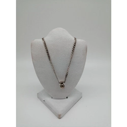 Collana catena logo GUCCI G 223351 J8400 8106 Giappone