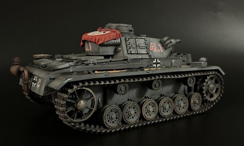 AX022 German Grey Panzer III Ausf N of Div “LSSAH” WarPark Scale Model Miniature - Picture 4 of 8