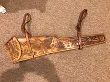 Floral Carved Saddle Scabbard J Nunez Made