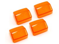 Blinker Glas Satz E-GeprüFt 4 StüCk FüR Honda CB 500 CBR 1000 NX 250 XL XRV 750