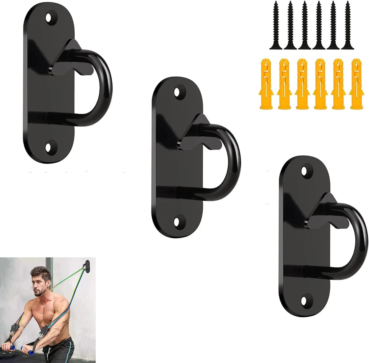 Resistance band wall anchor system new arrivals