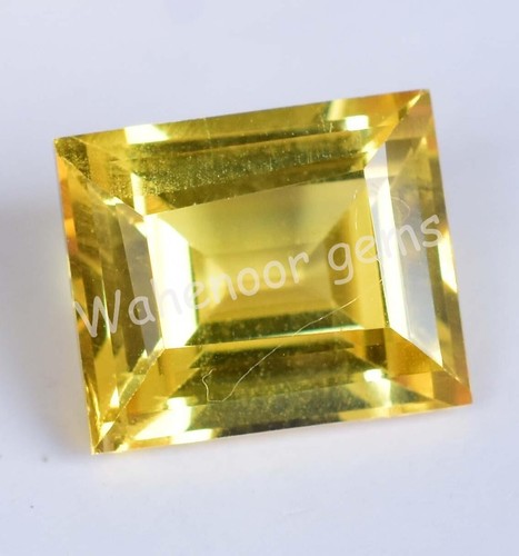 5.40 Ct Natural Ceylon Yellow Sapphire CERTIFIED Flawless Loose Gemstone