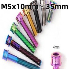 M5x10mm - 35mm Bike Screws Handlebar Stem Bolts for MTB Bike Disc Brake Caliper