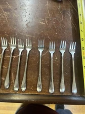 Set of 8 Gorham MEREDITH 18/8 Stainless 5 3/8" Cocktail Forks