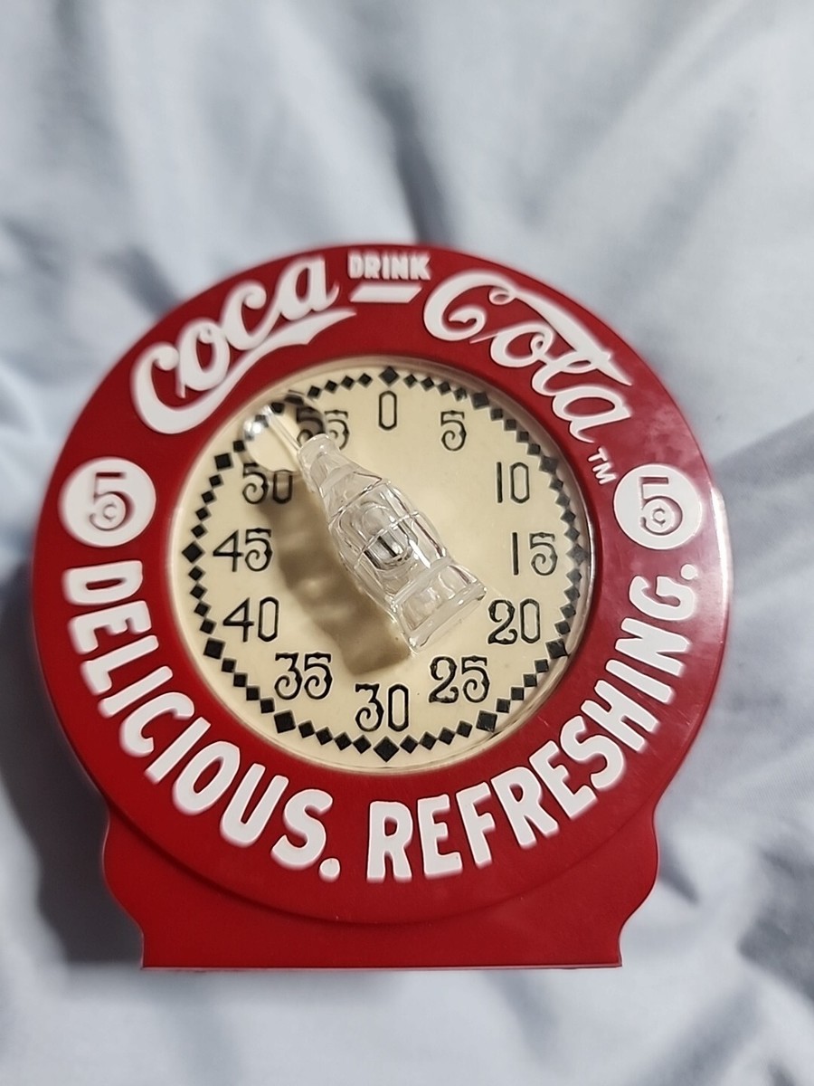 Coca-Cola PLASTIC KITCHEN TIMER Works But No Ding When Reaches