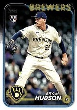 2024 Topps Update #US105 Bryan Hudson BREWERS RC