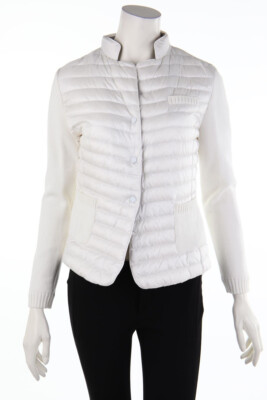 JAN MAYEN Down Jacket Patch Pockets I 46 = D 40 ivory NEW