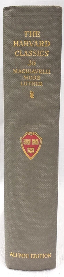 1910 Fine Binding, Machiavelli PRINCE/ More UTOPIA/ M. Luther 95 THESES, Ltd Ed. Foto 2 de 4