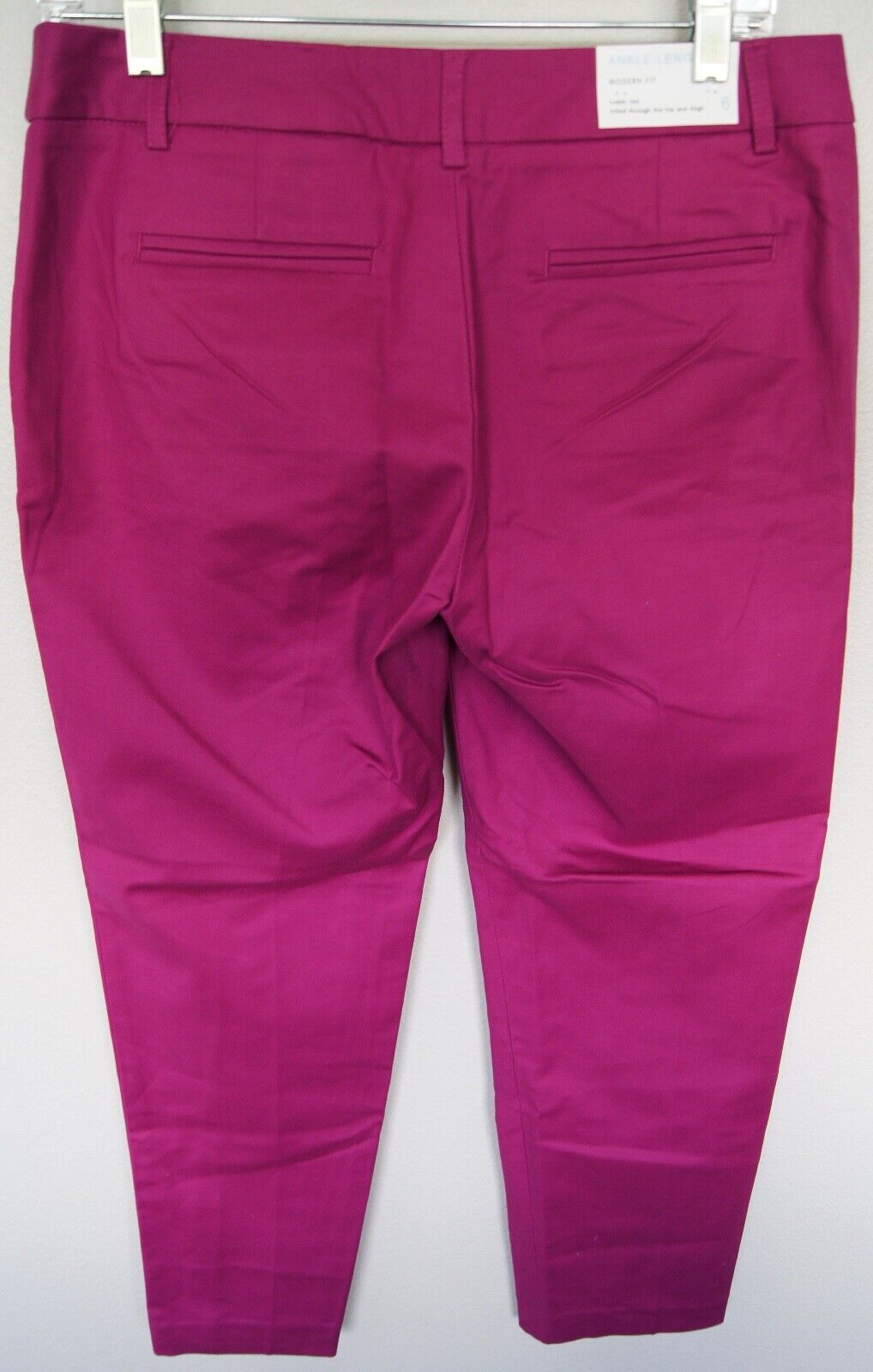 sinner Snake disgusting Dalia Collection Violet Purple Ankle Length Modern Fit Khaki Pants NWT SZ 6  | eBay