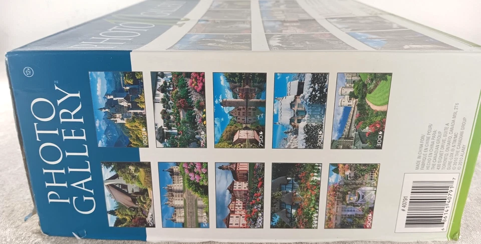 Sure-Lox Photo Gallery 10 Deluxe Jigsaw Puzzles 5600 Pieces Chateaux Chalets - Image 2 of 3