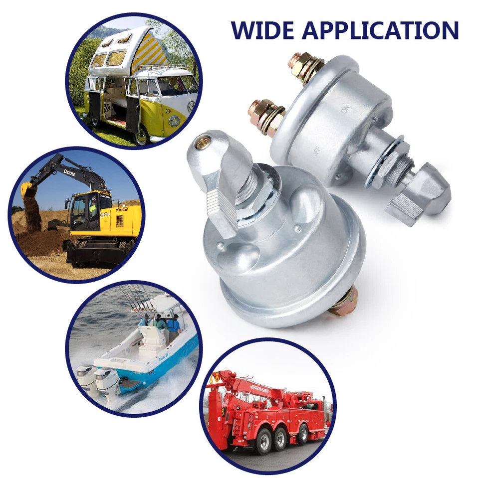 2 peças 12V 6276 bateria Racing Master desconexão rápida interruptor de corte/desligamento de energia - Imagem 2 de 4