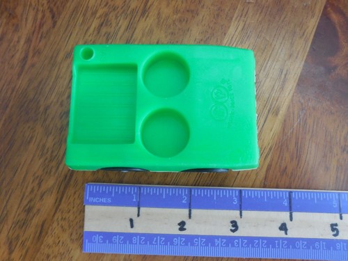 Fisher Price Little People Vintage Green Car 'gas tank' - Picture 3 of 7