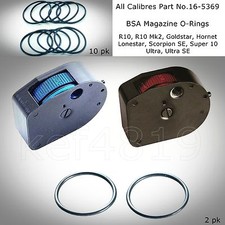 COMPATIBLE BSA R10, HORNET, SCORPION, SUPER 10, & ULTRA MAGAZINE O RINGS