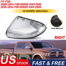 RH Right Mirror Turn Signal Puddle Indicator Light For 09-14 Dodge Ram 1500 2500