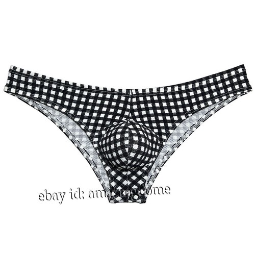 Men's Hipster Bikin Briefs Bubble Knitted Cheeky Briefs Male Pouch Bottoms Short - Picture 25 of 30