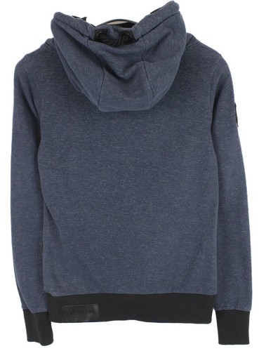 Sudadera Con Capucha Naketano Para Mujeres XS Parche Logo Mezcla Azul Oscuro - Imagen 2 de 8